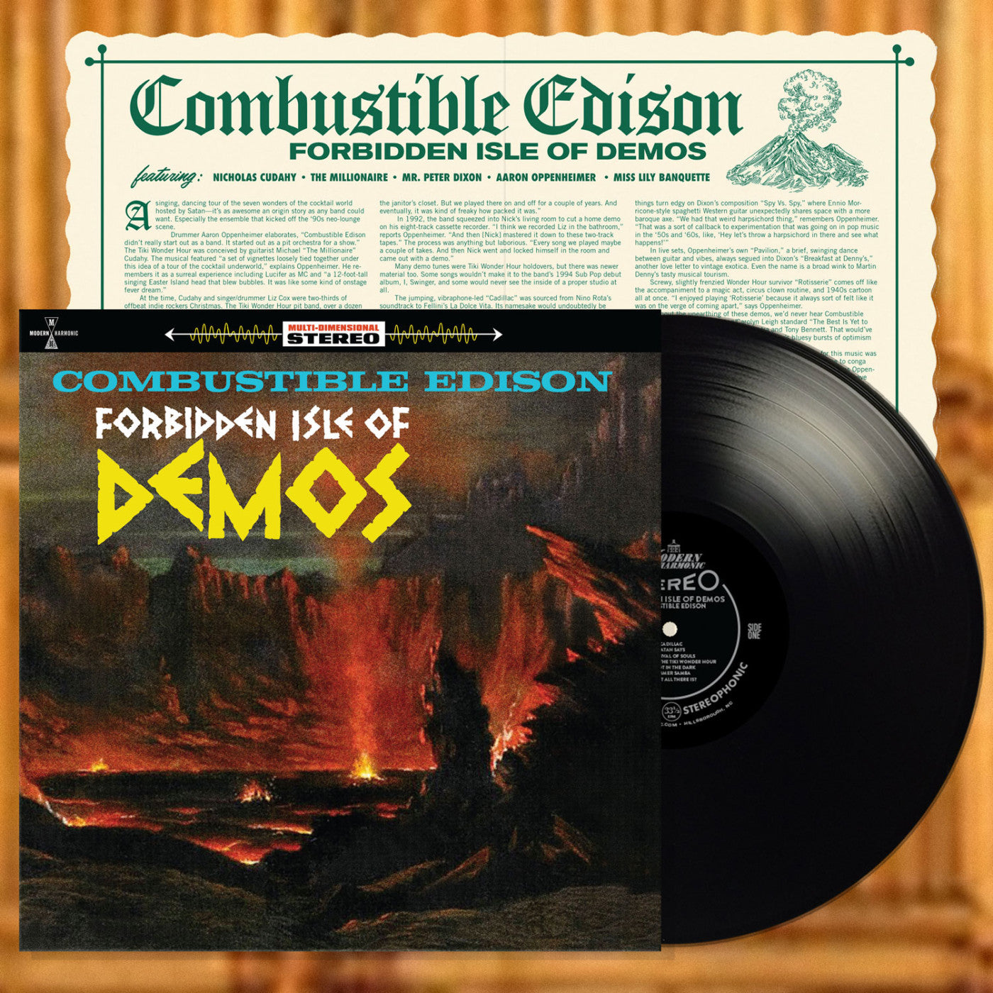 Combustible Edison - Forbidden Isle Of Demos (LP)