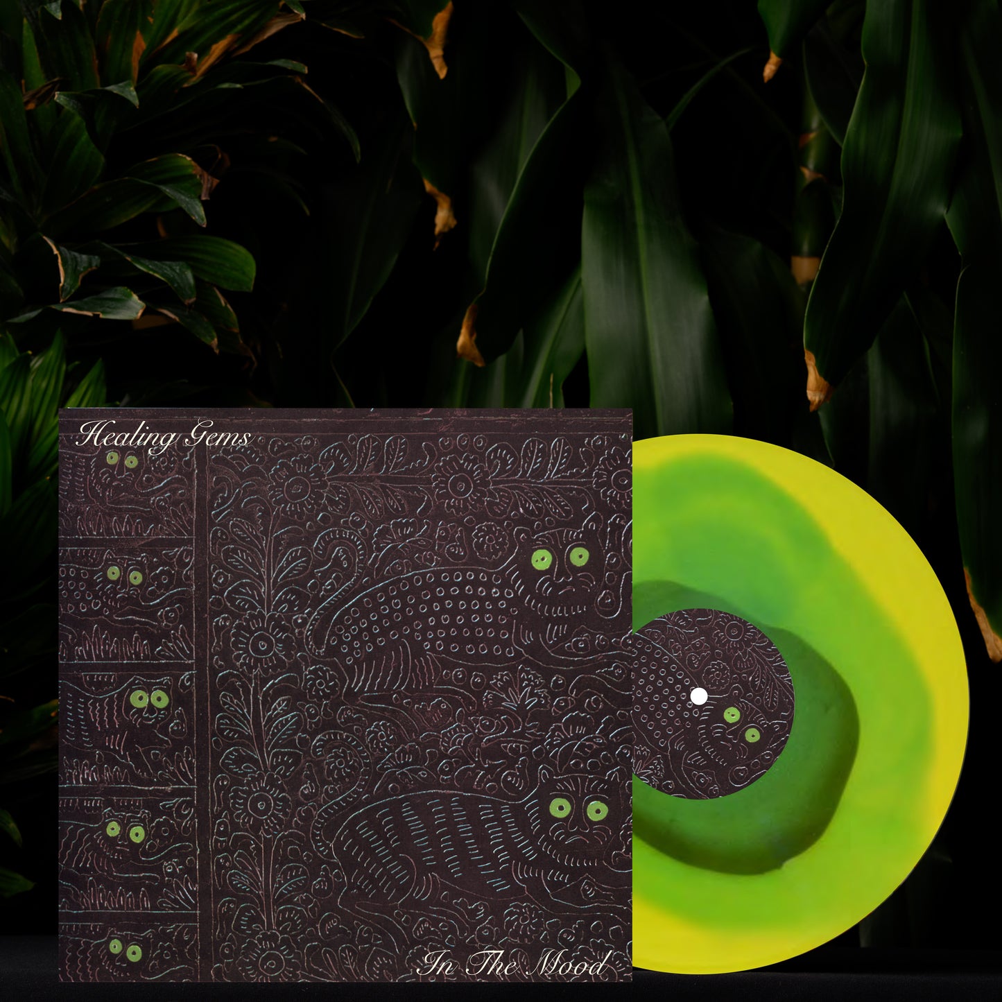 Healing Gems - In The Mood (LP - Serpent Sun Lime Edition)