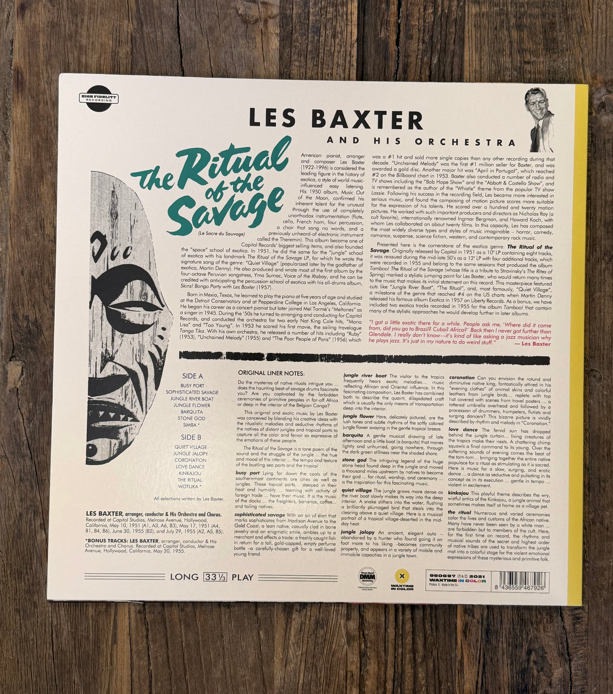 Les Baxter - Ritual of the Savage (LP)