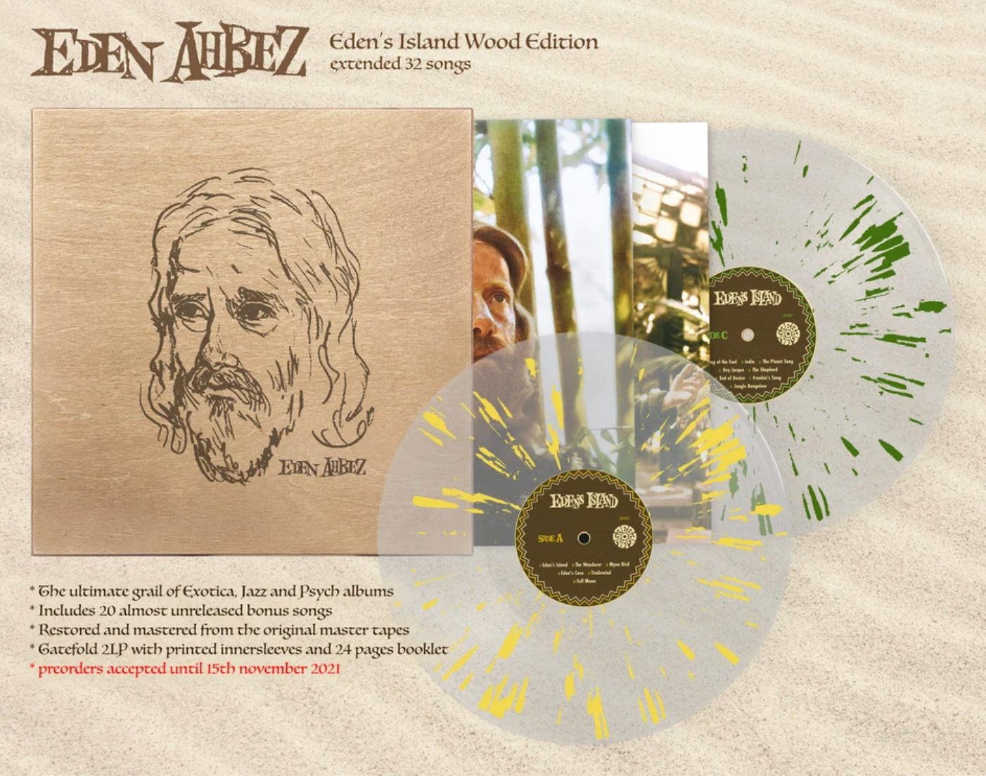 Eden Ahbez - Eden's Island (Wood Slipcase 2xLP)