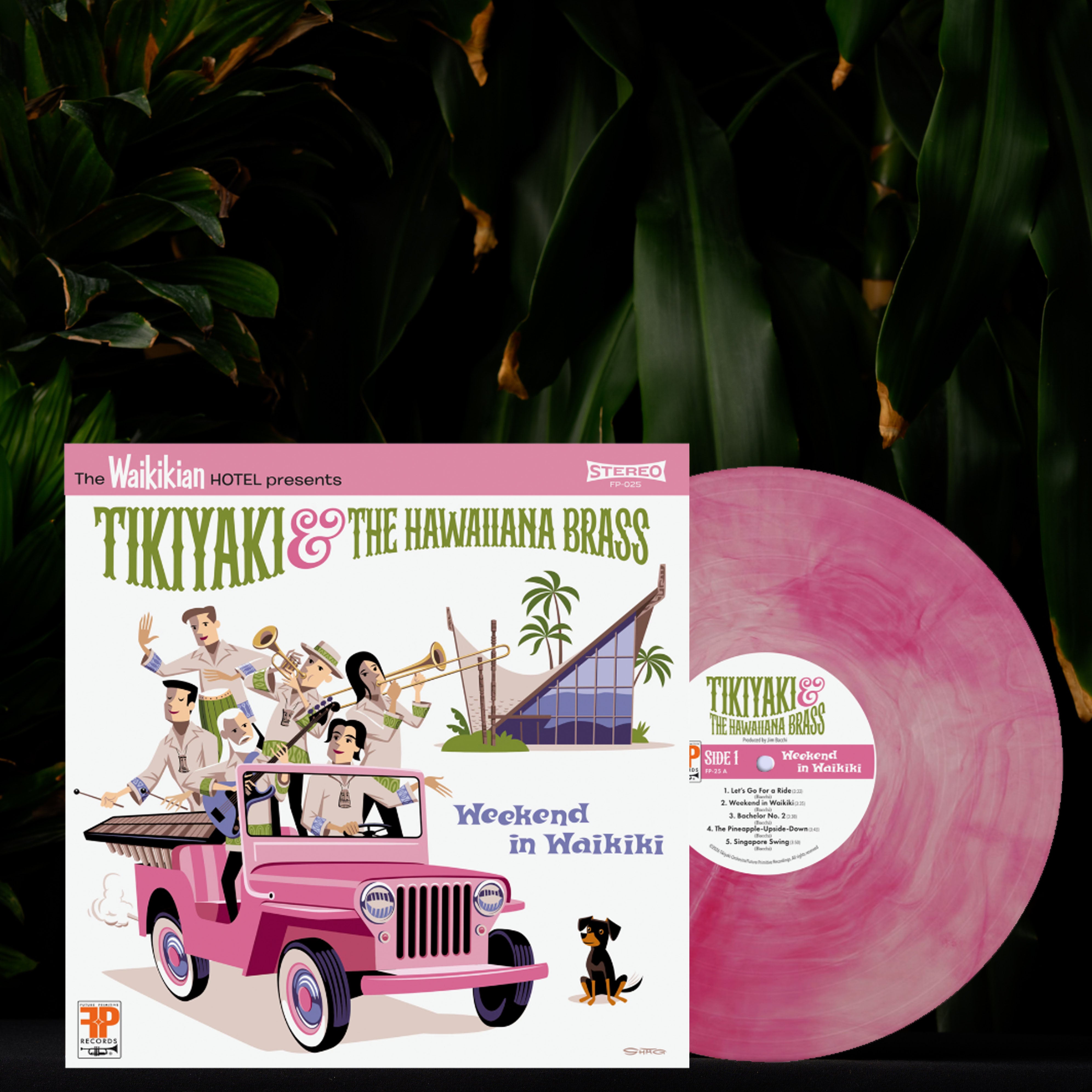 Tikiyaki & the Hawaiiana Brass - Weekend In Waikiki (LP